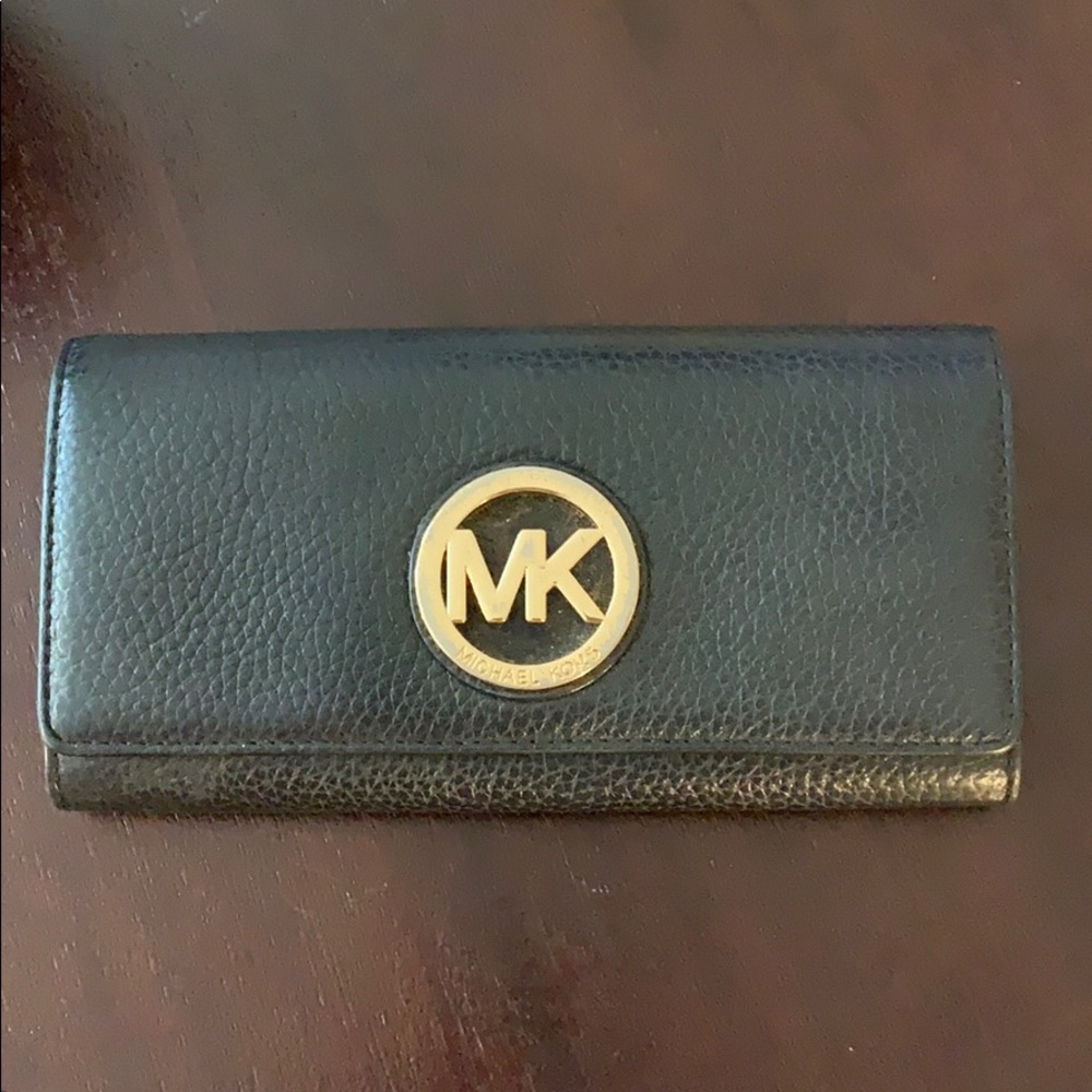 Michael Kors Black Leather Wallet